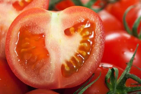 Red tomato food Stock Photos