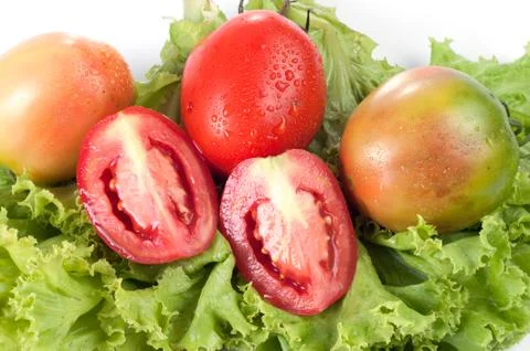 Red tomato Foto stock