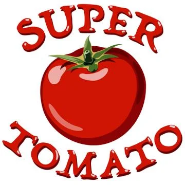 Red tomato. Vector Stock Illustration