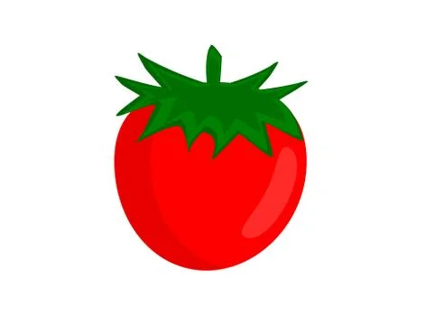 Red tomato vector illustration Stock Illustration