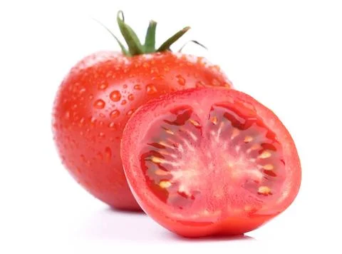  red tomato vegetable with slice red tomato vegetable with slice isolated ... Stock Photos