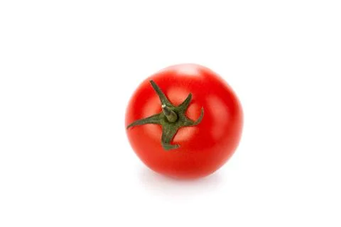 Red tomato on a white background Stock-Fotos