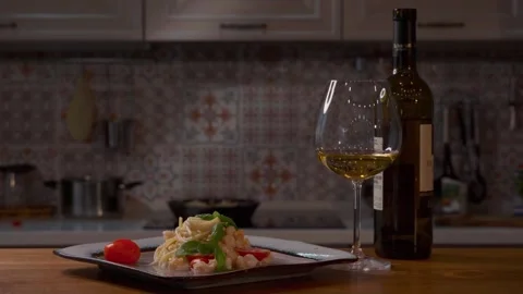 Red tomatoes are cut on a Board Stock Footage 140110398