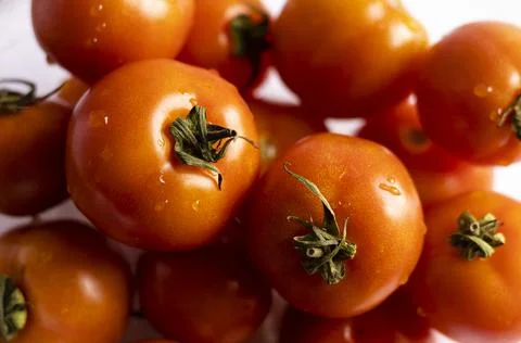 Red tomatoes fresh Stock Photos