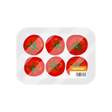Red tomatoes isolated Stock Illustration