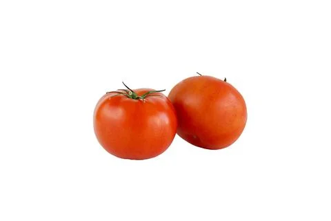 Red tomatoes isolated on a white background. Stock Photos