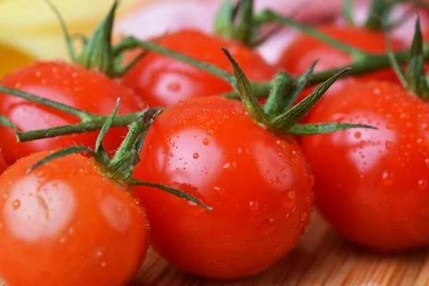 Red tomatoes Stock Photos