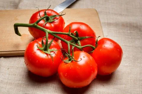 Red tomatoes Stock Photos