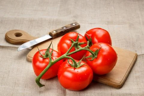 Red tomatoes Stock Photos