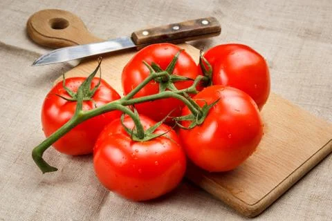 Red tomatoes Stock Photos