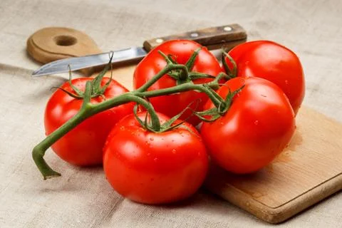 Red tomatoes Stock Photos