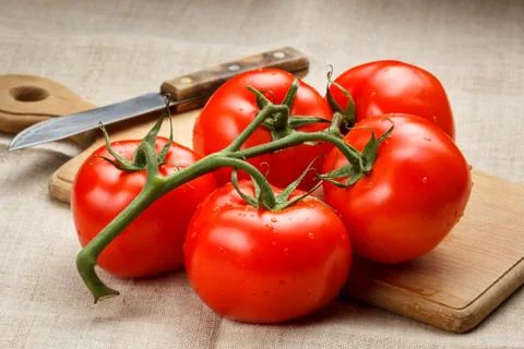 Red tomatoes Stock Photos