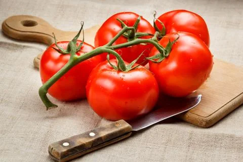 Red tomatoes 스톡 사진