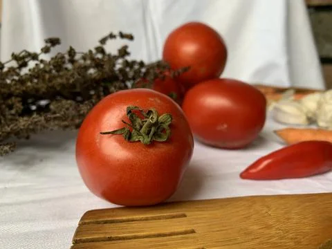 Red Tomatoes. Foto stock