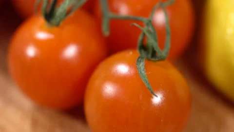Red tomatoes on the table 動画素材 103220107