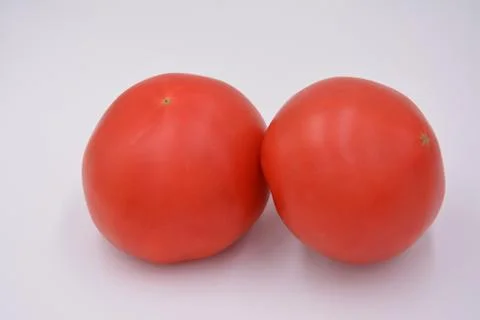 Red tomatoes on white background Stock Photos