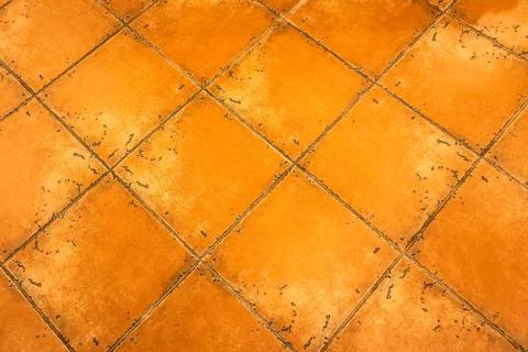 Red toned pavement surface pattern, Abstract background Stock Photos