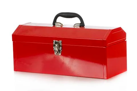 Red tool box Stock Photos