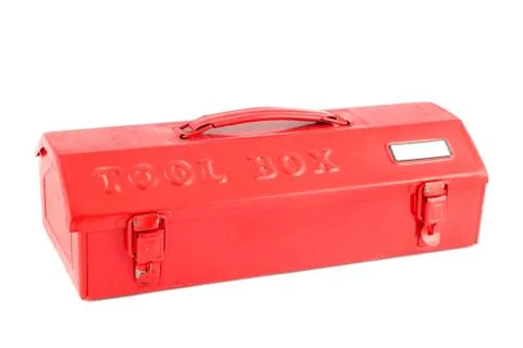 Red tool box Stock Photos