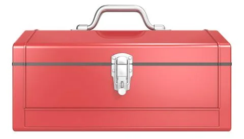 Red Toolbox. Stock Illustration
