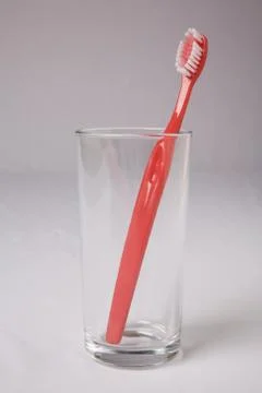 Red toothbrush Stock Photos