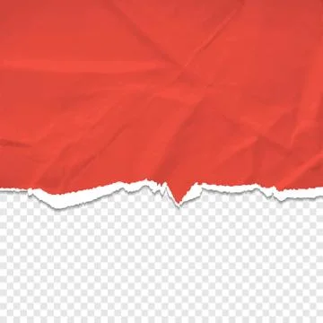 This is a red torn paper background. Stock Illustration