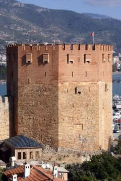 Red tower Stock Photos