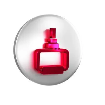 Red TPX loop training equipment icon isolated on transparent background. Spor Stock Illustration