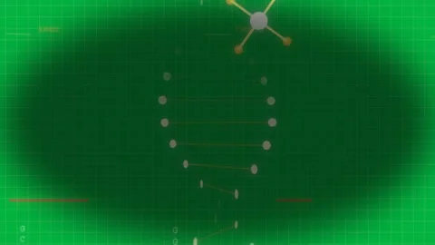 Red trace popping, causing node ladder forming, yellow pulsing, showing sequence Stock Footage 329503296