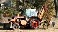Red tractor HD Footage