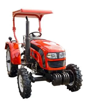 Red  tractor Stock Photos