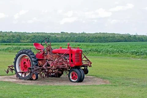 Red Tractor Stock Photos