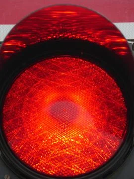 Red traffic light Foto stock
