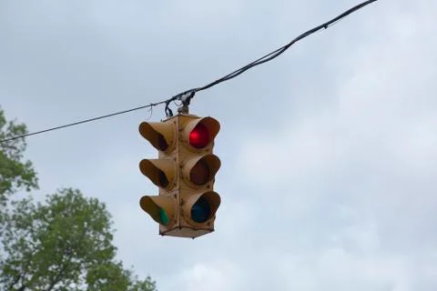 Red Traffic Light Foto stock