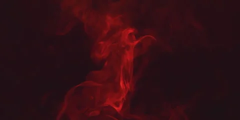 Red transparent watercolors Video stock 247384643