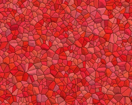 Red Trencadis background Stock Illustration
