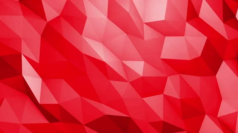 Red trendy triangles background, seamless looping. Video stock 48002344