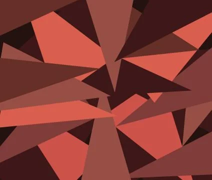 Red triangle pattern Illustrazione stock