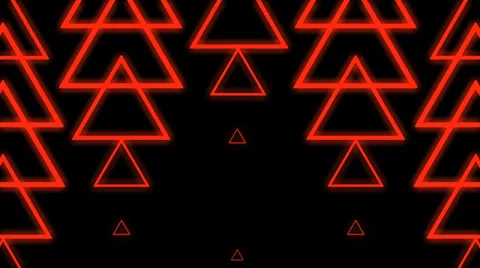 Red Triangle Waves (1) Stock Footage 33743180