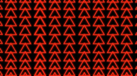 Red Triangle Waves VJ Loop (9) Stock Footage 33743317