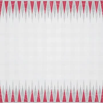 Red triangles border seamless pattern Stock Illustration