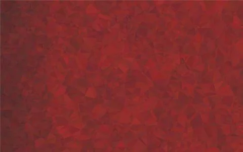 Red, Triangular  low poly, mosaic pattern background, Vector polygonal illust Stock Illustration