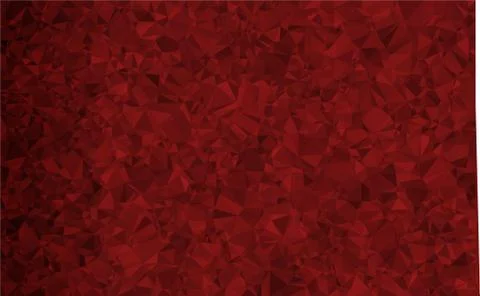 Red, Triangular  low poly, mosaic pattern background, Vector polygonal illust Stock Illustration