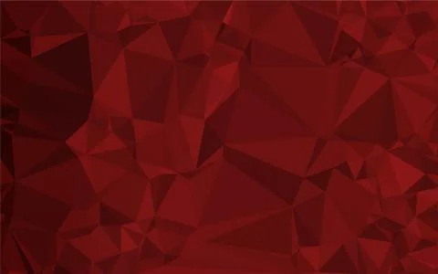 Red, Triangular  low poly, mosaic pattern background, Vector polygonal illust イラスト素材