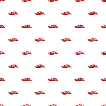 Red tribal flame vector pattern on white background Stockillustratie