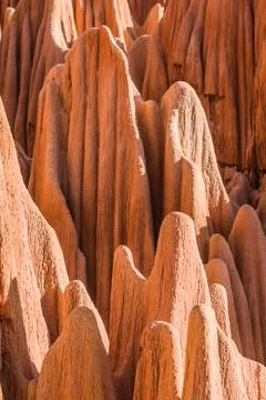 Red tsingy Stock Photos