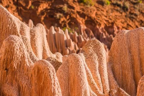 Red tsingy Stock Photos