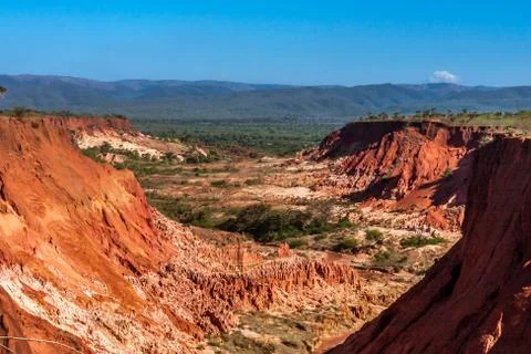 Red tsingy Stock Photos