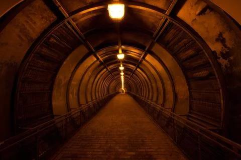 Red tunnel Stock Photos