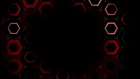Red tunnel teleport technology futuristic transition Stock Footage 119403274